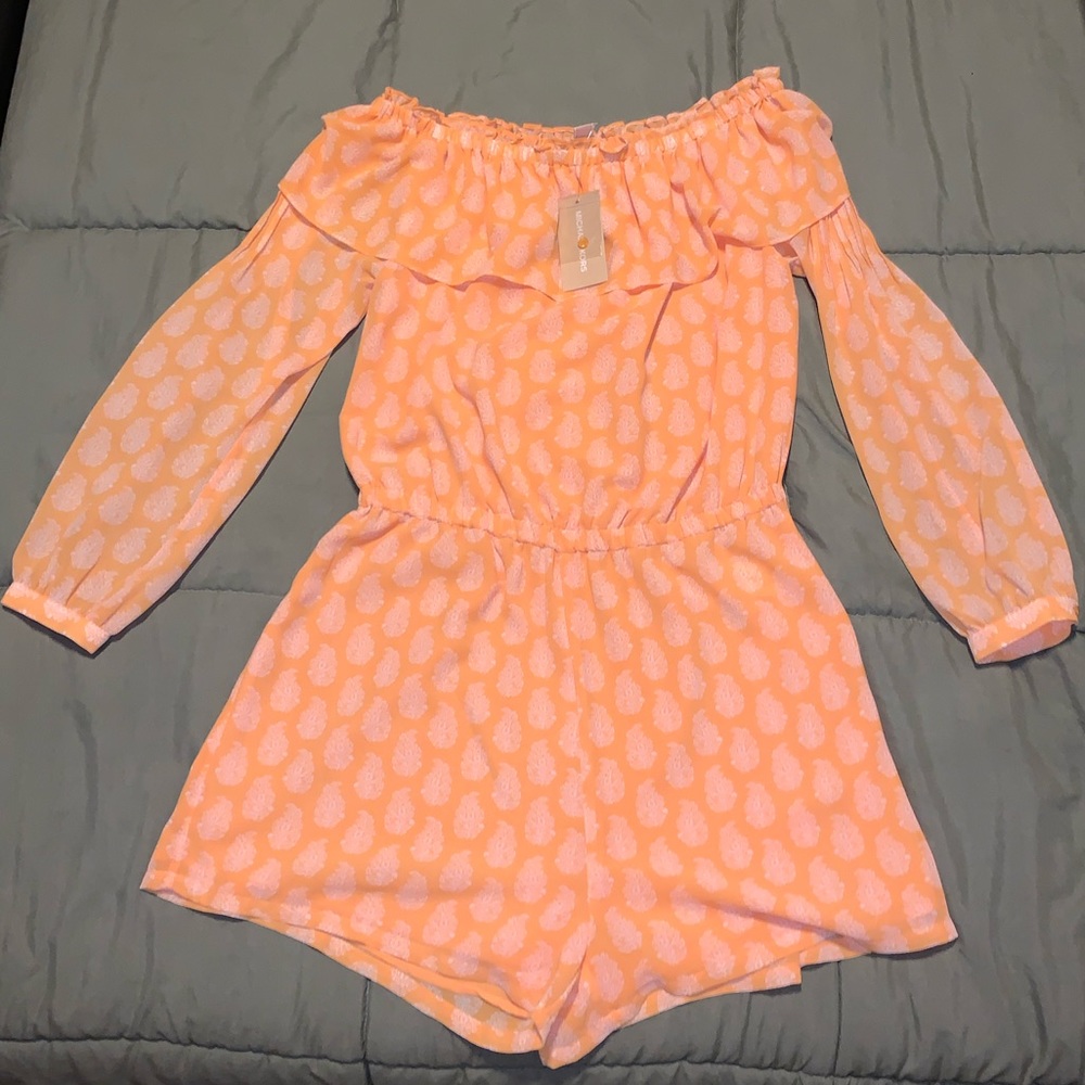 Brand new Yellow Michael Kors Romper
